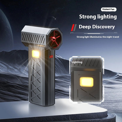 High-power High-speed Turbine Dust Removal Snow Blowing Emergency Lighting Rescue Broken Window Hammer Fan