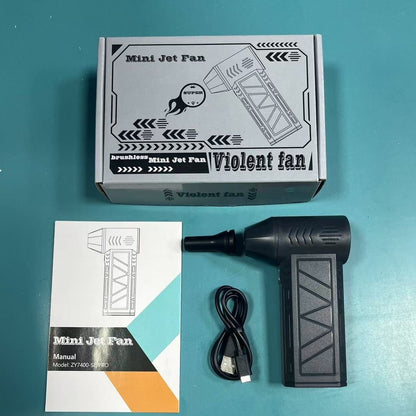 High-speed Handheld Fan And Dust Blower With A Violent Turbo Mode