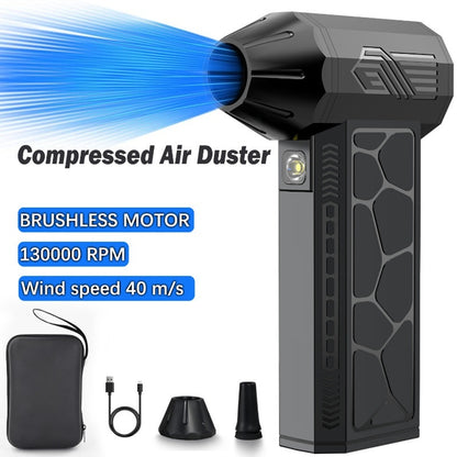 High-speed Handheld Fan And Dust Blower With A Violent Turbo Mode